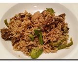 A picture of step 4 of Un-Stuffed Bell Peppers.