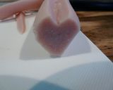 A picture of step 4 of Pink Heart Sushi Rolls for Charaben.