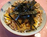A picture of step 5 of Quick and Easy Ground Pork Rice Bowl.