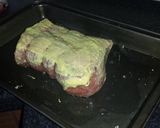 A picture of step 4 of Mustard Roast Beef.