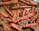 A picture of step 8 of Pan roasted carrot sticks stove top.