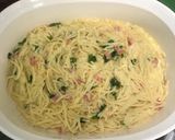 Foto del paso 1 de la receta: SPAGHETTI CON TOCINO 🥓 Y QUESO 🧀