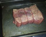 A picture of step 3 of Mustard Roast Beef.
