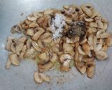 A picture of step 3 of Cream of Mushroom Soup.