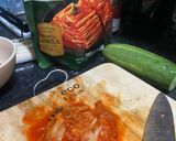 Gambar langkah 1 resipi Bibim-guksu / Korean Cold Spicy Noodles.