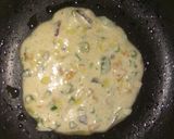 A picture of step 3 of Oats Uttpam.