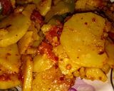 A picture of step 3 of Alu ki katliyan.