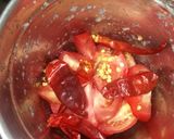 A picture of step 2 of Dhaba style rajma.