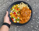 Hình bước làm 4 của món Mì Ý tôm sốt cà - Linguini [Eat clean - Lose weight]