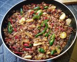 Foto langkah ke 3 dari resep Tumis Daging Pedas.