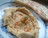 A picture of step 6 of Moroccan Style Hummus.