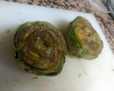 A picture of step 2 of Quick Artichokes.