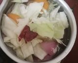 A picture of step 11 of Momo Soup(Veg).