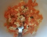 Foto del passaggio 2 della ricetta Riso freddo con melone, gorgonzola e rosmarino 🌷
