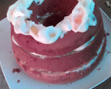 Foto del paso 5 de la receta: Bizcochuelo fácil y espectacular, relleno con duraznos con crema!