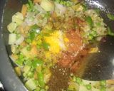 A picture of step 2 of Instant Pulao.