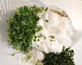 عکس مرحله 2 از دستور دوغ نعناع و جعفری😋🌿
