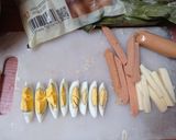 Foto langkah ke 1 dari resep Risol Mayo // Risoles Mayonaise, telur, sosis.