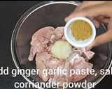 A picture of step 2 of Reshmi Chicken masala.