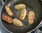 A picture of step 3 of Cheese seekh kababs.