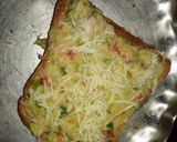 A picture of step 2 of Mix veg. Mayo Sandwich.