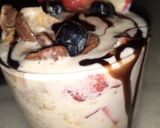 A picture of step 6 of Apple choco chips muesli smoothie.