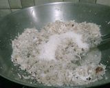 A picture of step 3 of Coconut Ladoo.