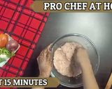 A picture of step 3 of Beef Minced Burger.