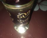 A picture of step 2 of Pineapple peel hibicus drink🍍🍷🥤.
