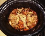 A picture of step 10 of Tex's Killer Slow Cooker Coq Au Vin 🐔🐷 🍷🍅.