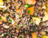 A picture of step 7 of Kala Chana Aloo Chaat.