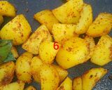 A picture of step 3 of Buttered potatoes suya wadges.