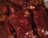 A picture of step 4 of Baked chicken in BBQ sauce and potato salad.