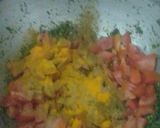A picture of step 1 of Masala pav.