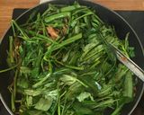 A picture of step 7 of Sambal Kang Kong (Water Spinach).