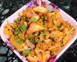 A picture of step 3 of Mixed Veg Paneer Subzi(no onion, garlic).