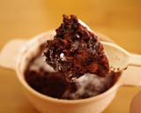 A picture of step 2 of Super Simple 3-Minute Double Chocolate Cake.