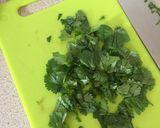A picture of step 2 of Coriander and Veg Rice with Peppered Lamb Steaks.