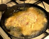 A picture of step 5 of Large Chicken Katsu.