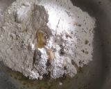 A picture of step 1 of Farshi Puri.