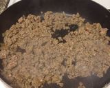 A picture of step 3 of Bacon Cheeseburger Pie.