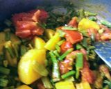 A picture of step 3 of Gavar ki Sabzi in White Til Paste.