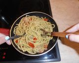 Φωτογραφία βήματος 9 της συνταγής Bucatini με pesto ρόκας