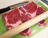 A picture of step 6 of Steak and Cactus Pasta.