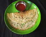 A picture of step 4 of Wheat flour dosa.