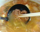 A picture of step 4 of Pork Kimchi Soup.