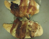 A picture of step 7 of Bacon wrapped, stuffed chicken breast..