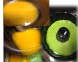 Foto langkah ke 2 dari resep Bolu Pandan Coklat Kukus No Mixer.