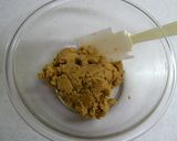 A picture of step 3 of Crispy Kinako Adzuki Cookies.
