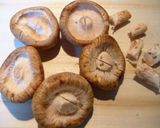 A picture of step 1 of Shiitake with Gochujang.